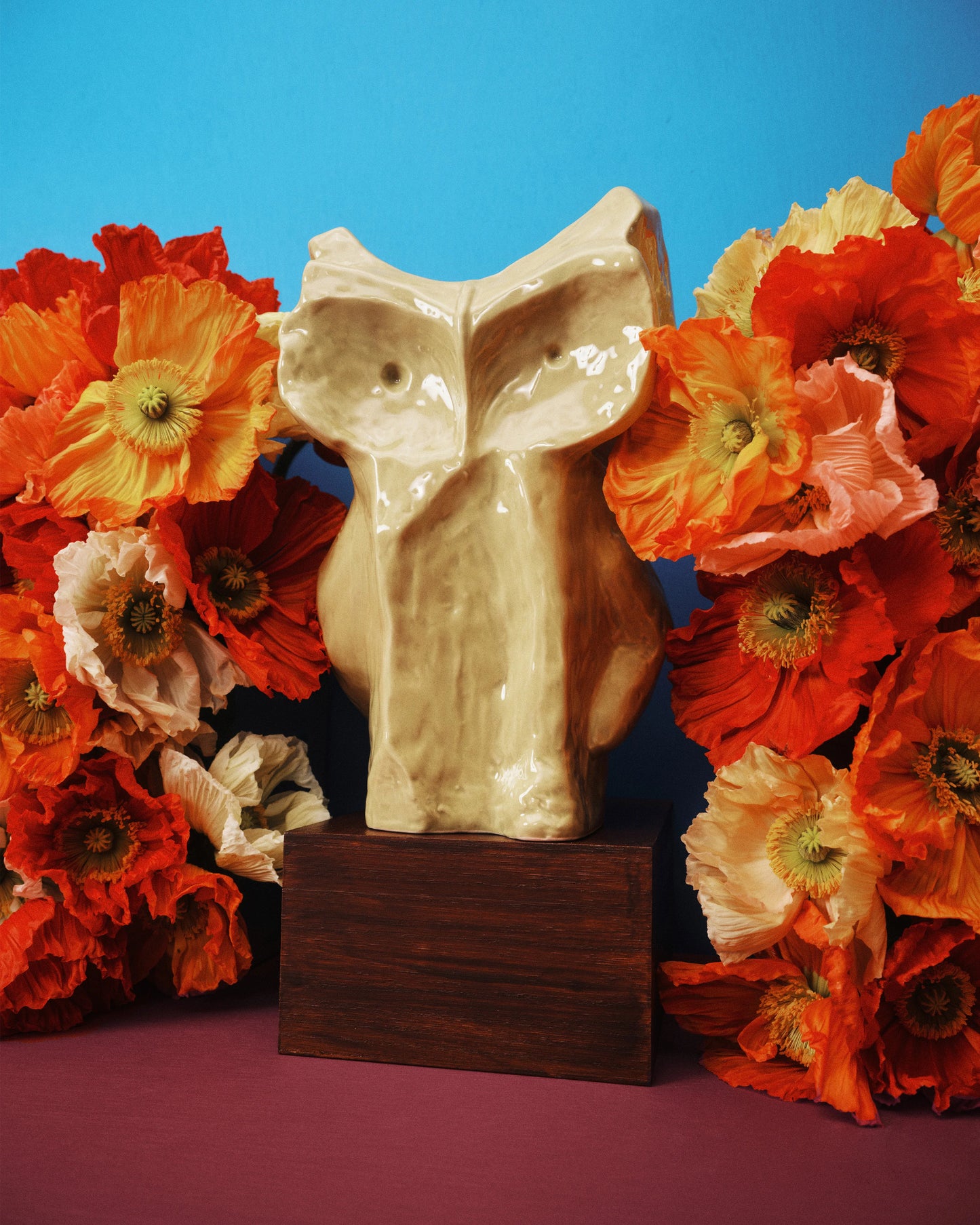 After Midnight Owl Vase - Yellow