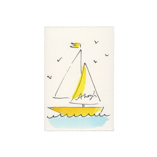 Sailing Boat (Ahoy!) Card