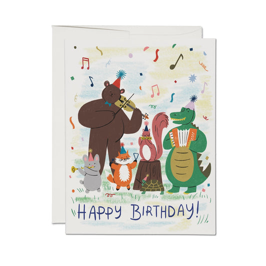 Animals Ensemble Birthday Card