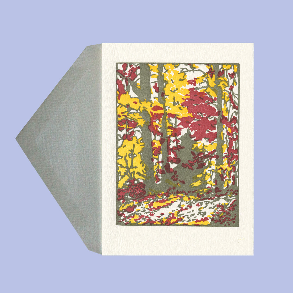 Autumn Road Card