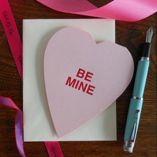 Be Mine Conversation Heart Card