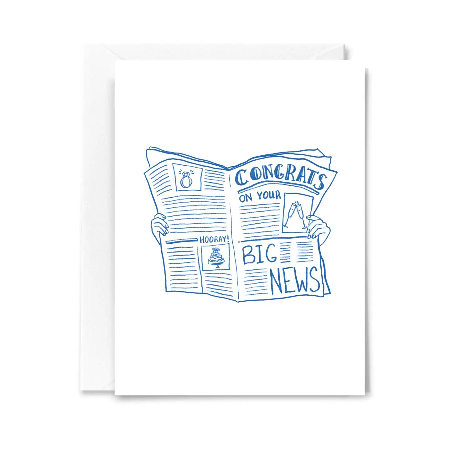 Big News Engagement Card