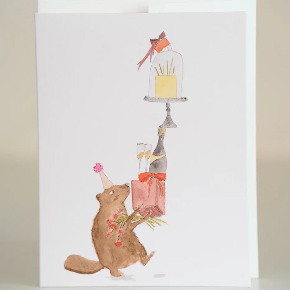Birthday Beaver Card