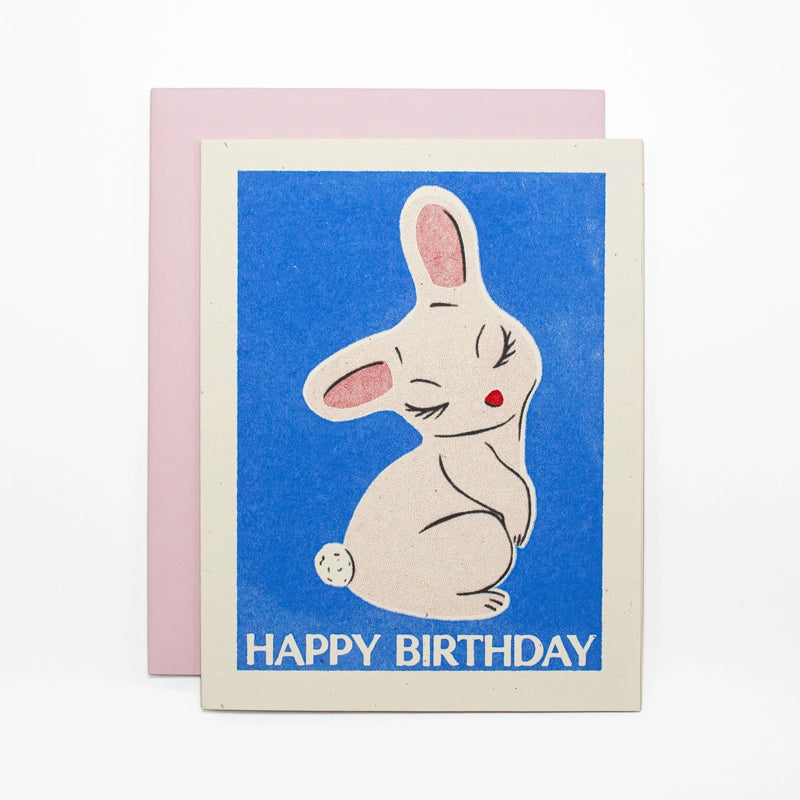 Happy Birthday Bunny Card