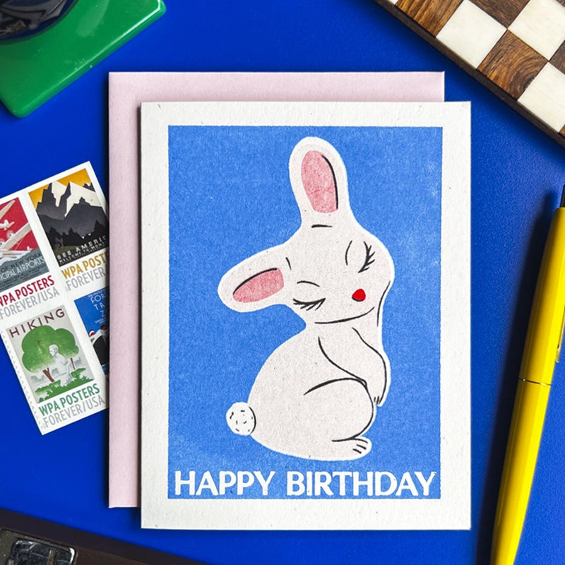 Happy Birthday Bunny Card