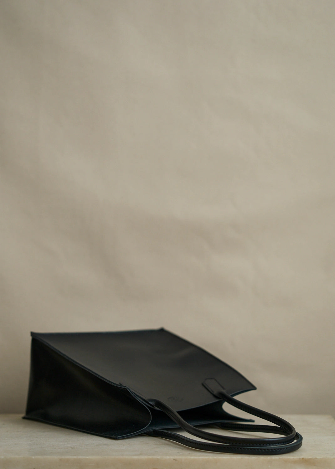 Standard Leather Dock Bag in Black