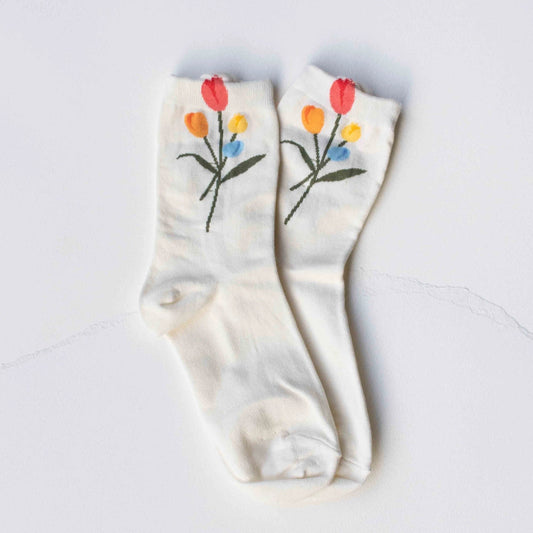 Tulip Bloom Socks