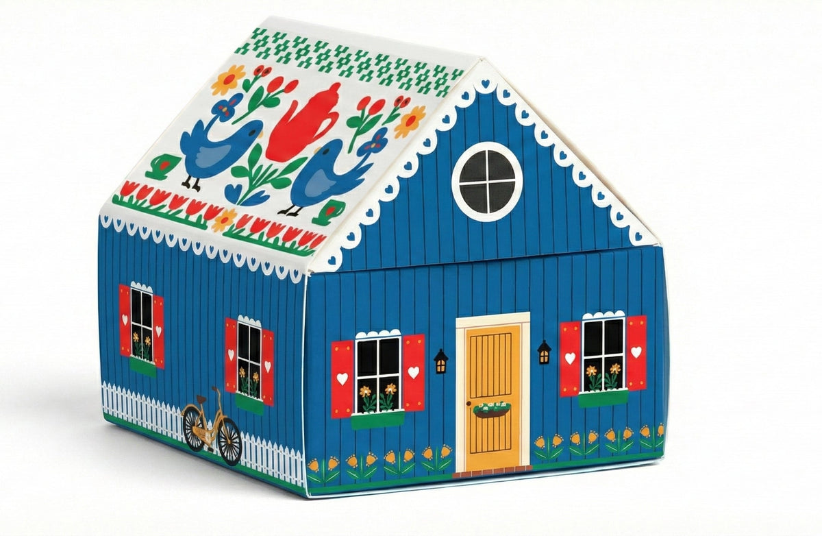 Blue Swedish Dream Tiny Living Matchbox Cottage