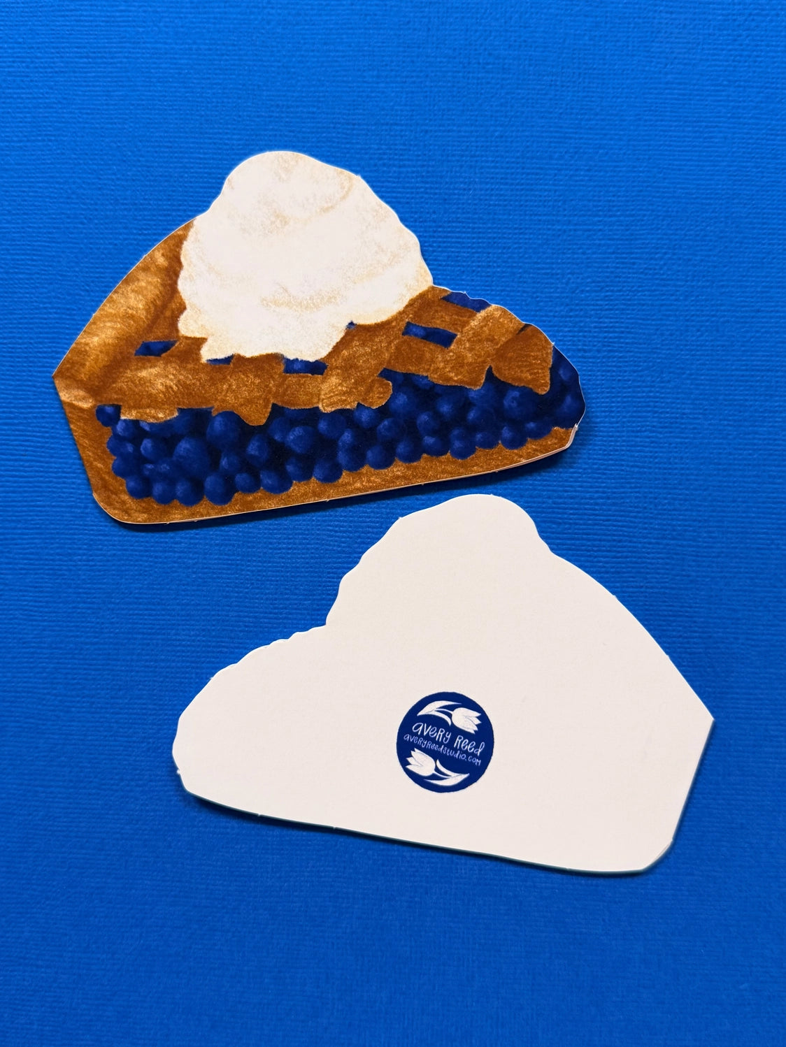 Blueberry Pie Die-Cut Card