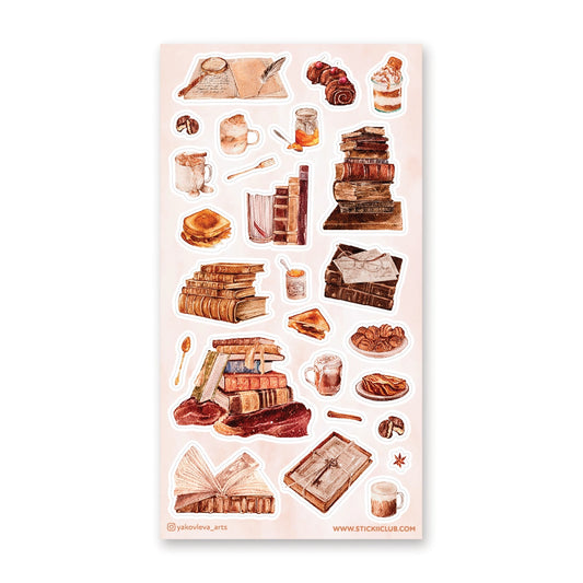 Bookish Brunch Sticker Sheets