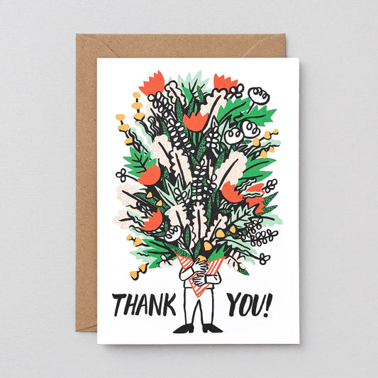Bunch of Flowers Thank You Card