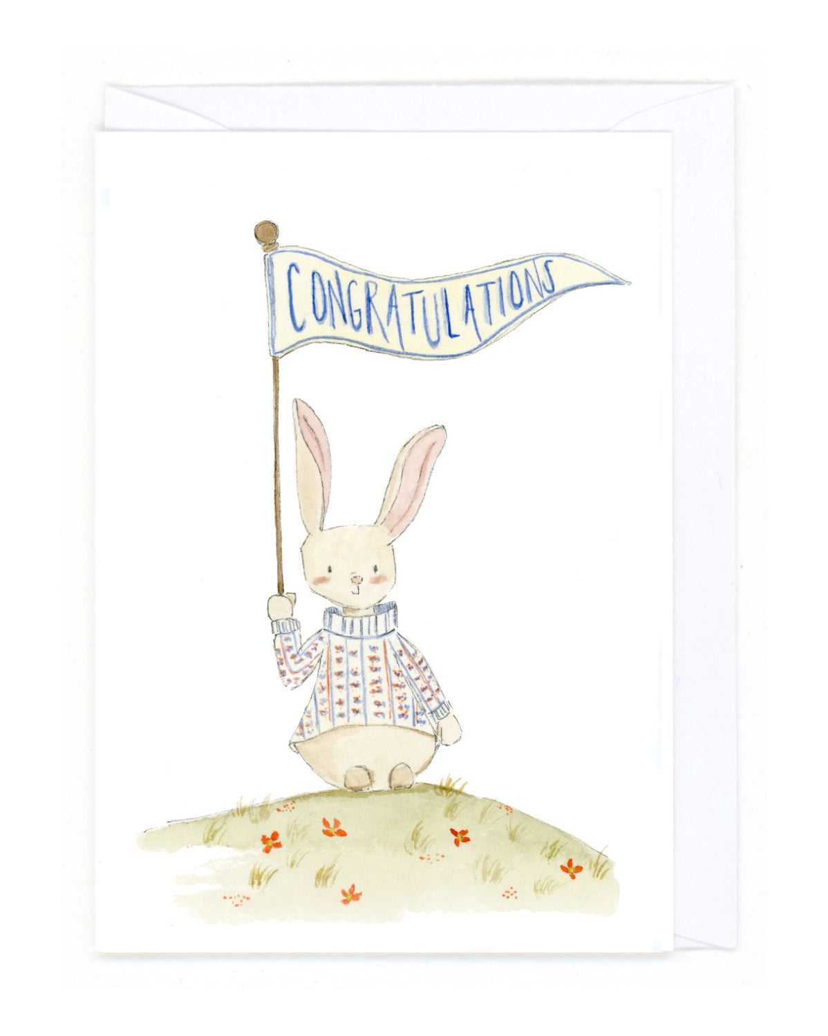 Bunny Congratulations Small Card