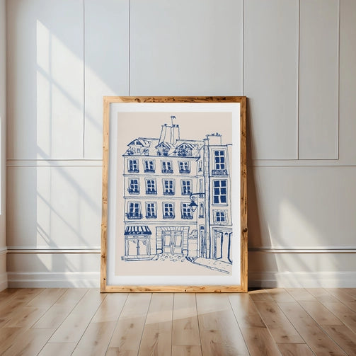 A Cafe in Paris Print