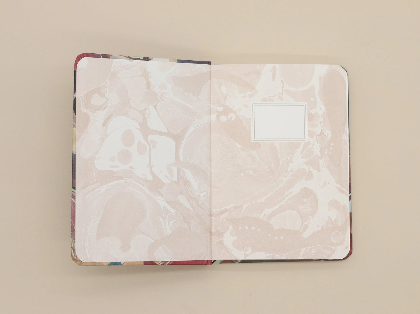 Carnelian Marble B6 Hardcover Journal