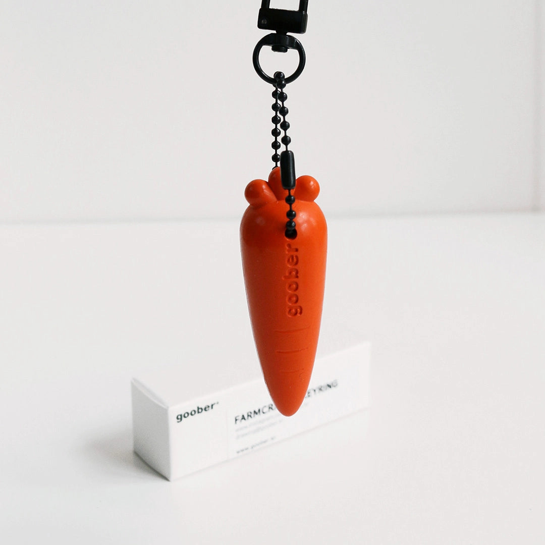 Goober Carrot Crayon Keychain