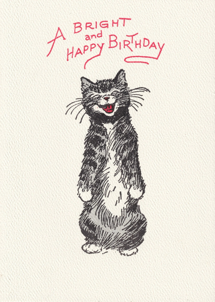 Cat Smile Birthday Card