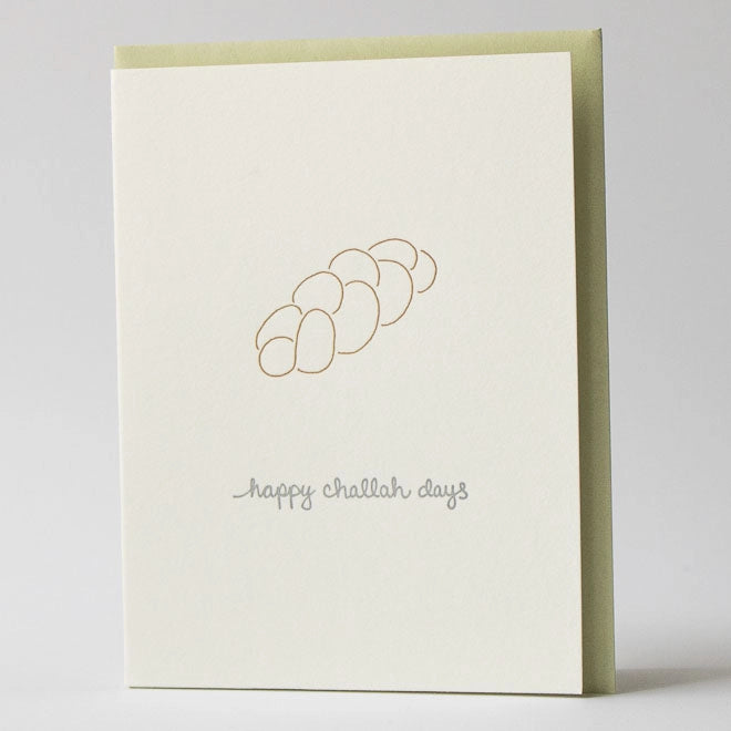 Happy Challah Days Hanukkah Card