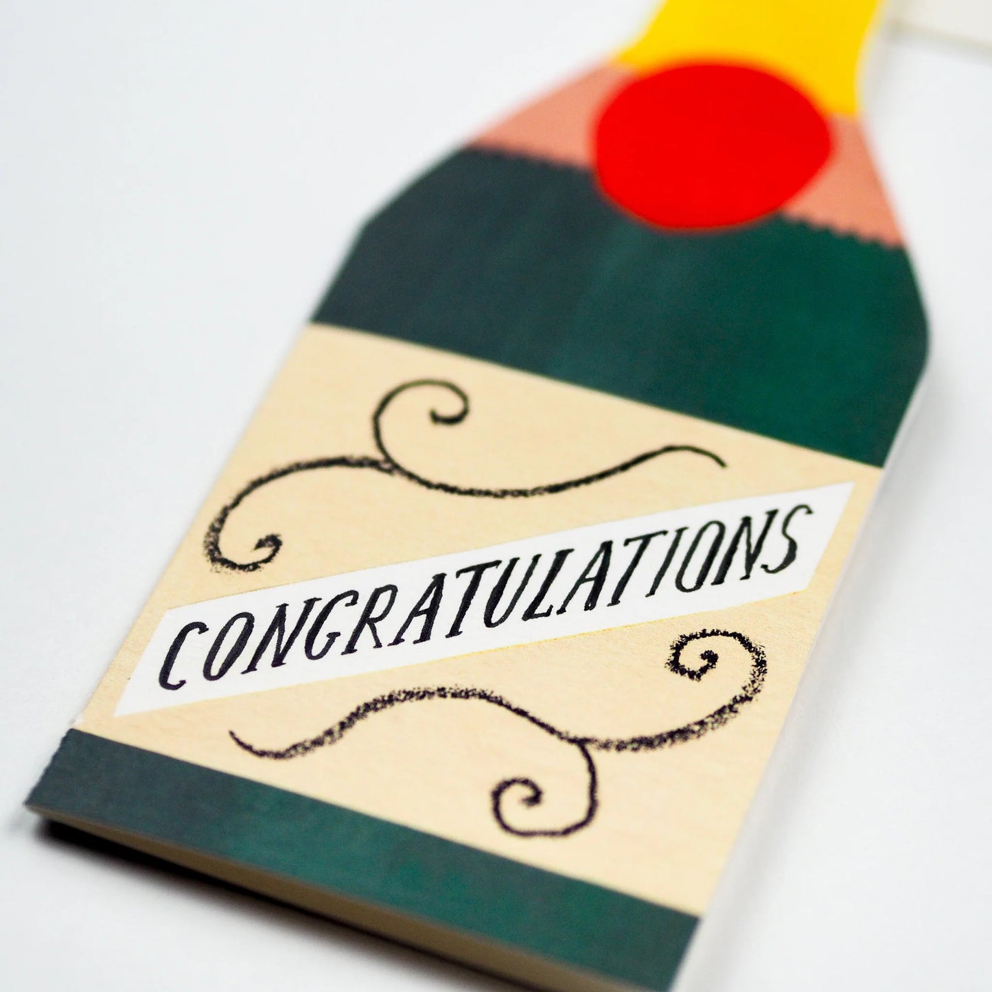 Champagne Congratulations Card