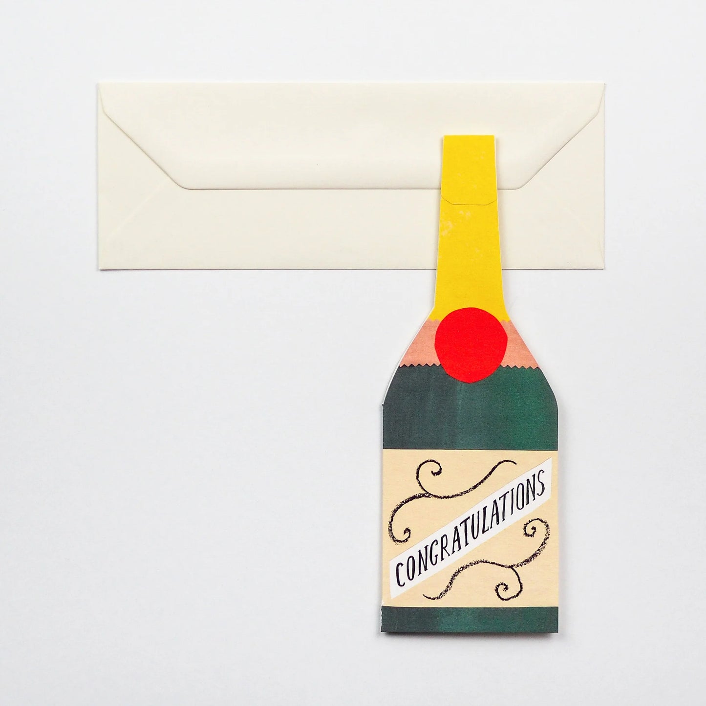 Champagne Congratulations Card