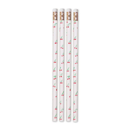 Cherry Pencils - Set of 4