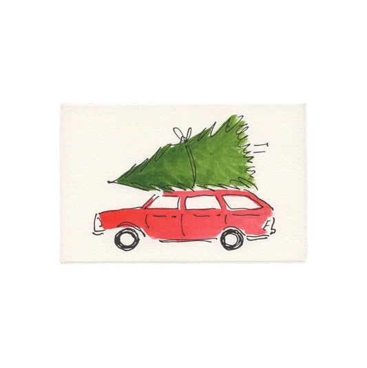 Christmas Tree Car Card