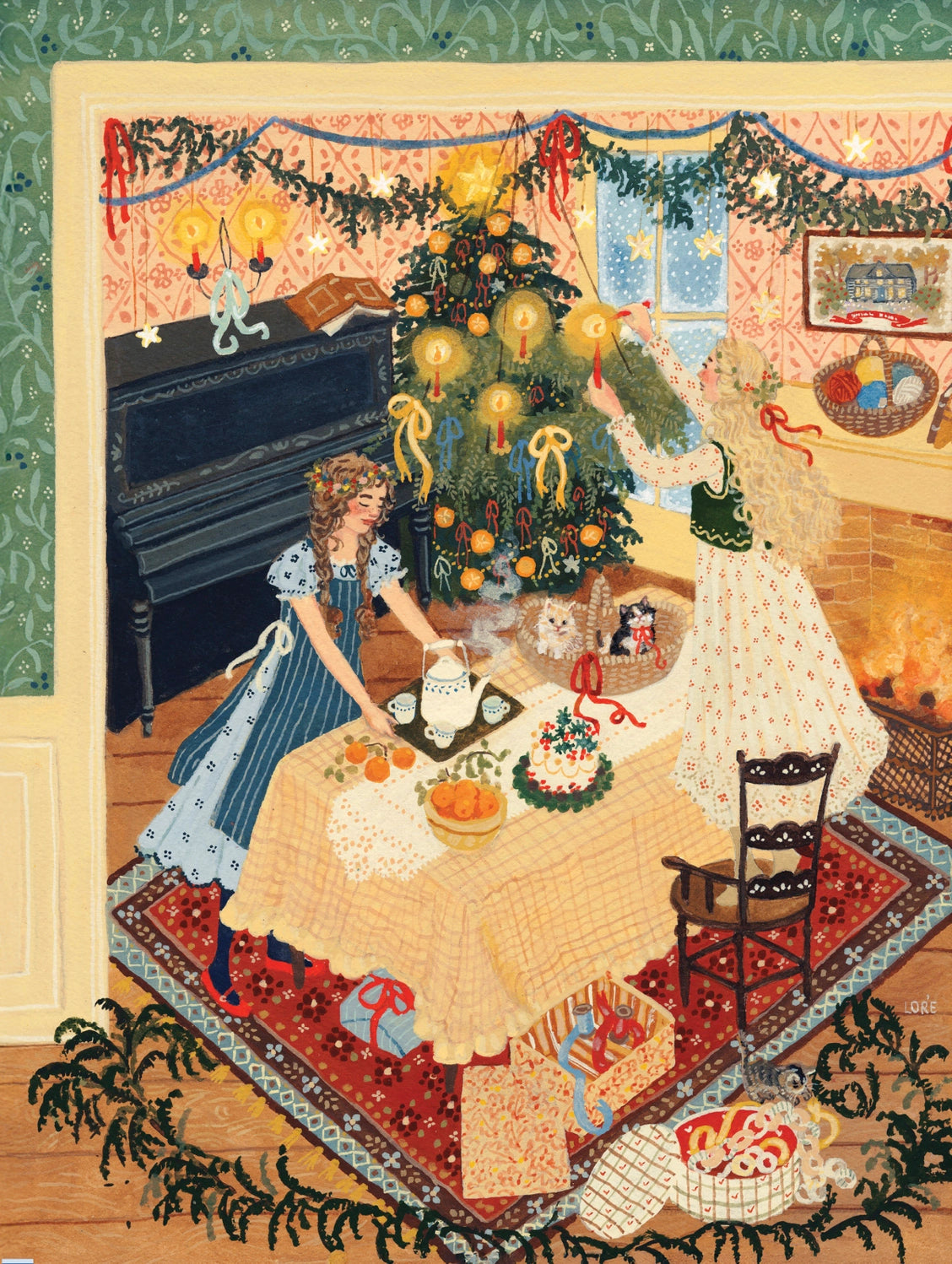 Christmas At Orchard House 1500 Piece Jigsaw Puzzle