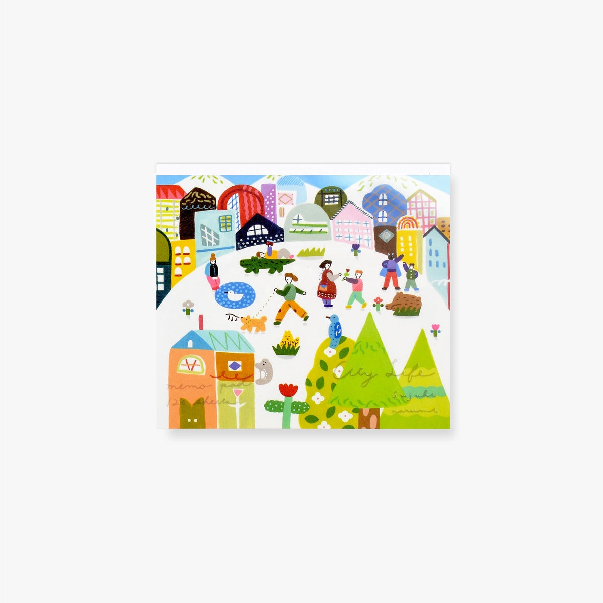 City Life Block Memo Pad