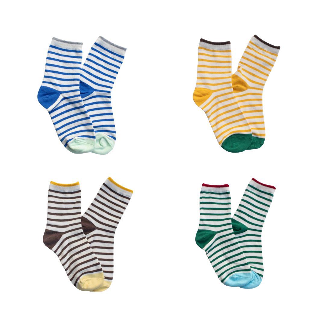 Classic Stripe Cotton Socks