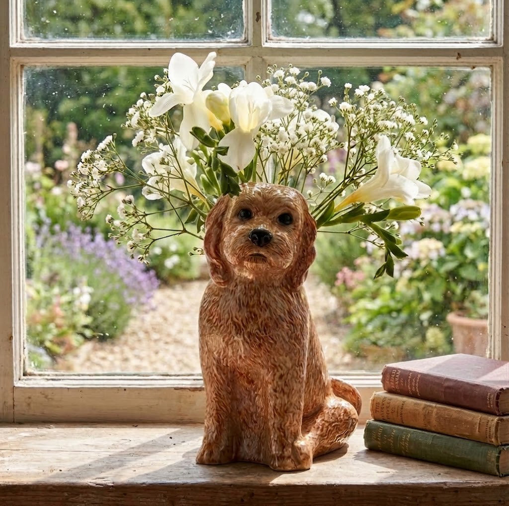 Cockapoo Bud Vase
