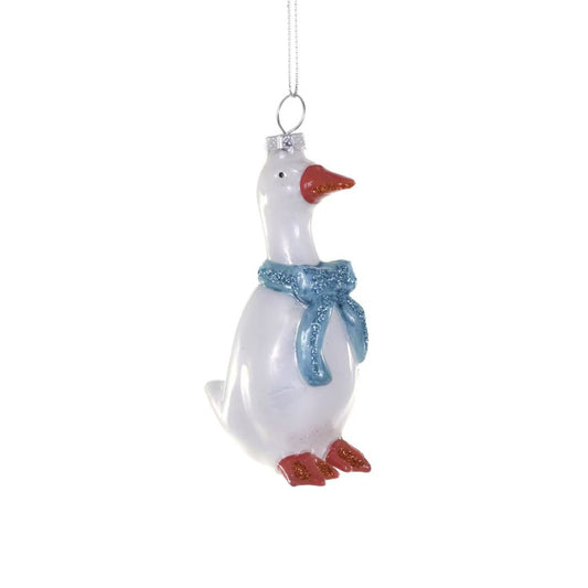 Country Goose Ornament