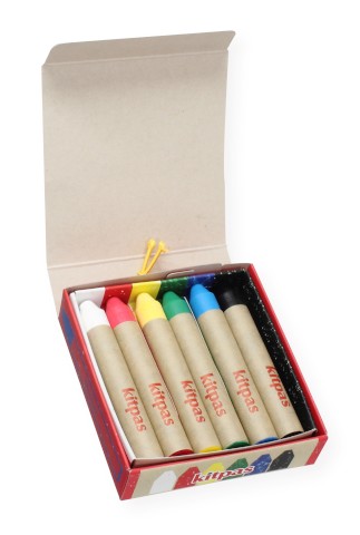 Rice Bran Wax Art Crayons - Set of 6