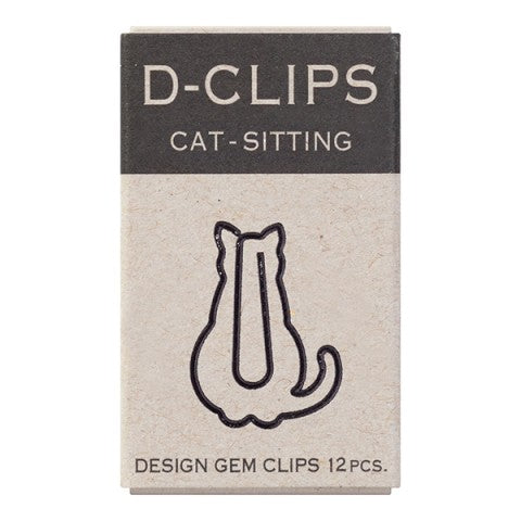 D-Clips Mini Box Cat Paper Clips