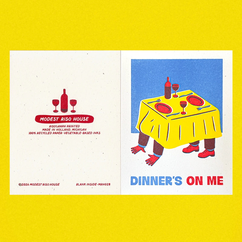 Dinner's On Me Card