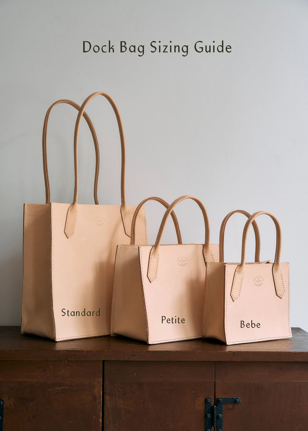 Standard Leather Dock Bag in Black