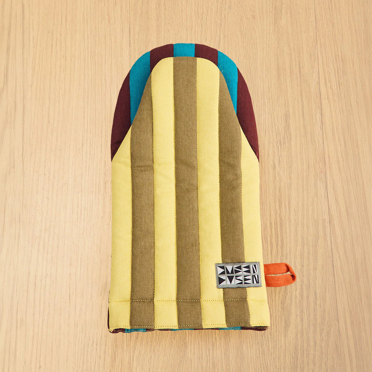 Striped Oven Mitt