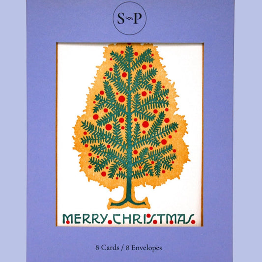 Evergreen Christmas Card - Set of 8