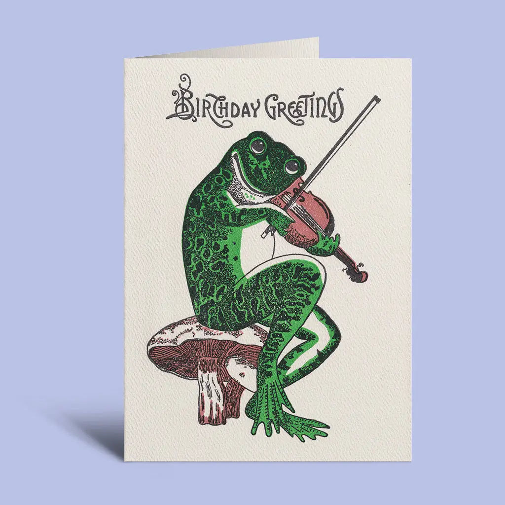 Fiddler Birthday Card