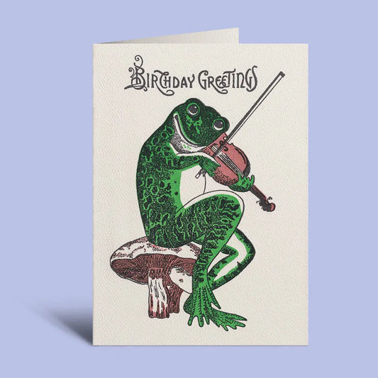 Fiddler Birthday Card