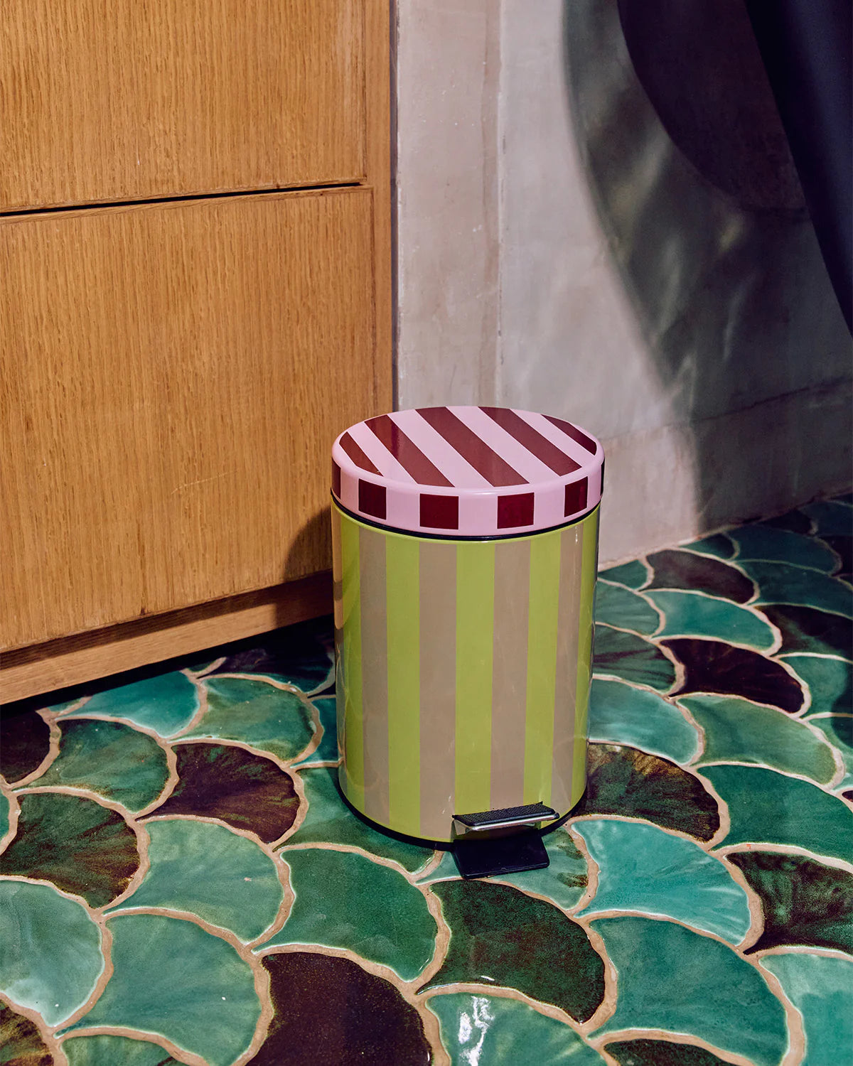 Firefly Stripe Trash Bin