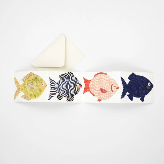 Fish Concertina Card