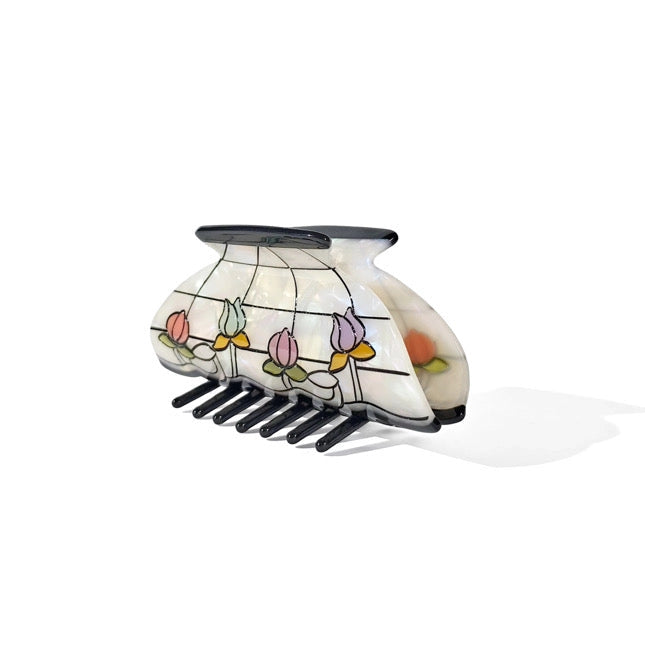 Flower Garden Lamp Claw Clip