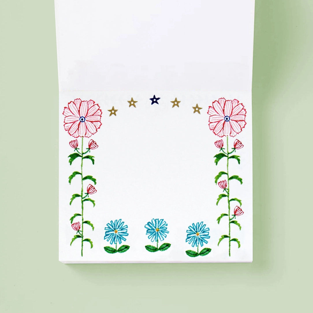 Flower Gate Block Memo Pad