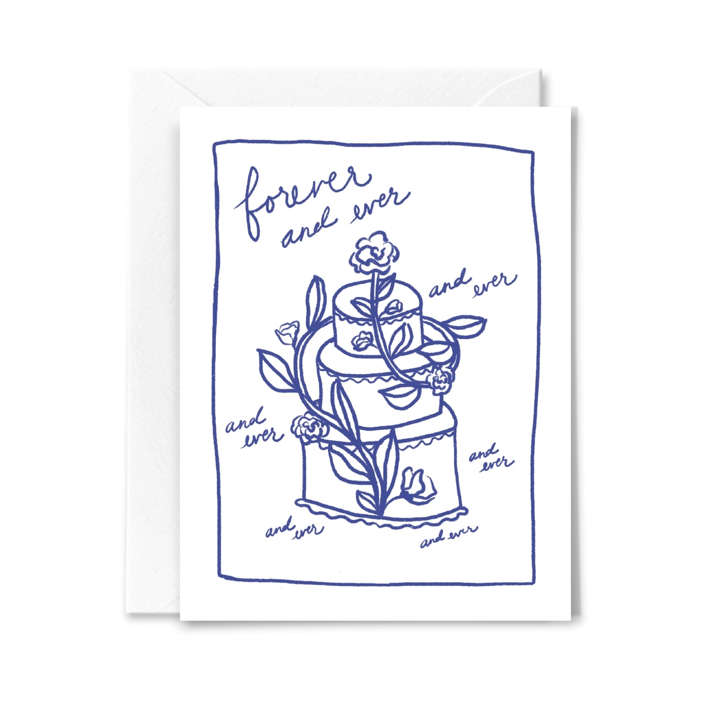 Forever & Ever Wedding Card