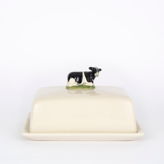 Fresian Cow Butter Dish