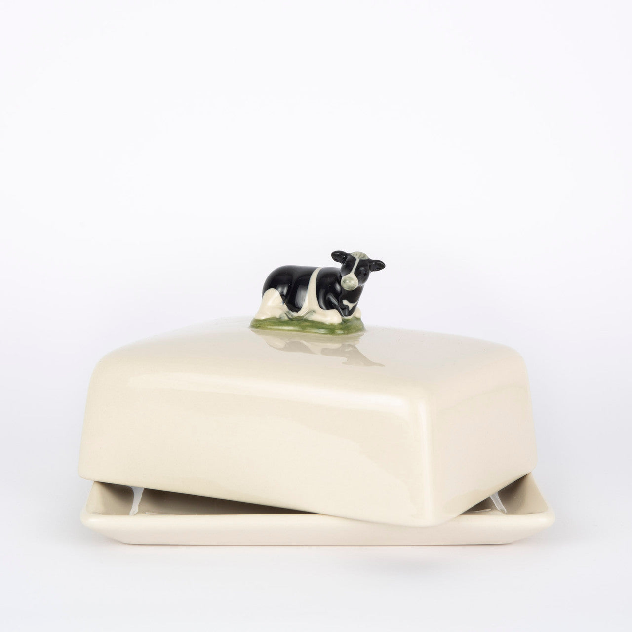 Fresian Cow Butter Dish