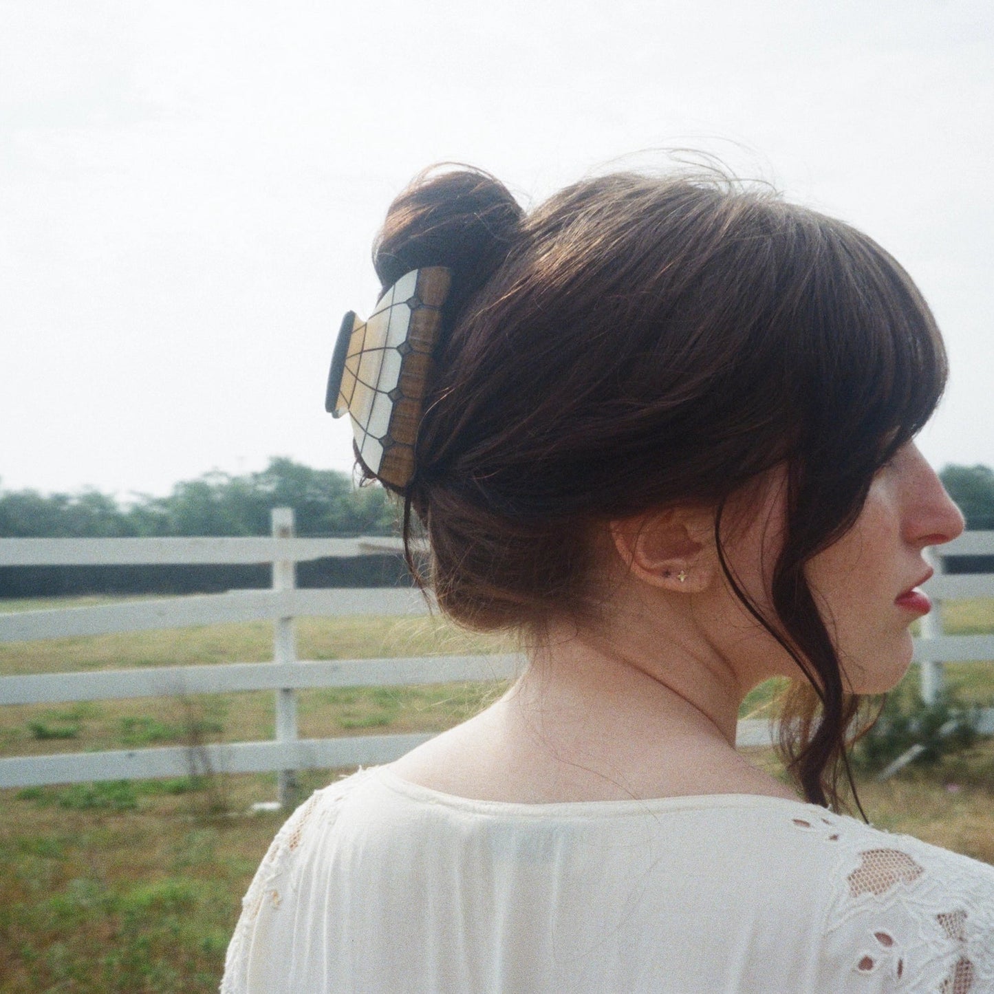 Geometric Lamp Claw Clip