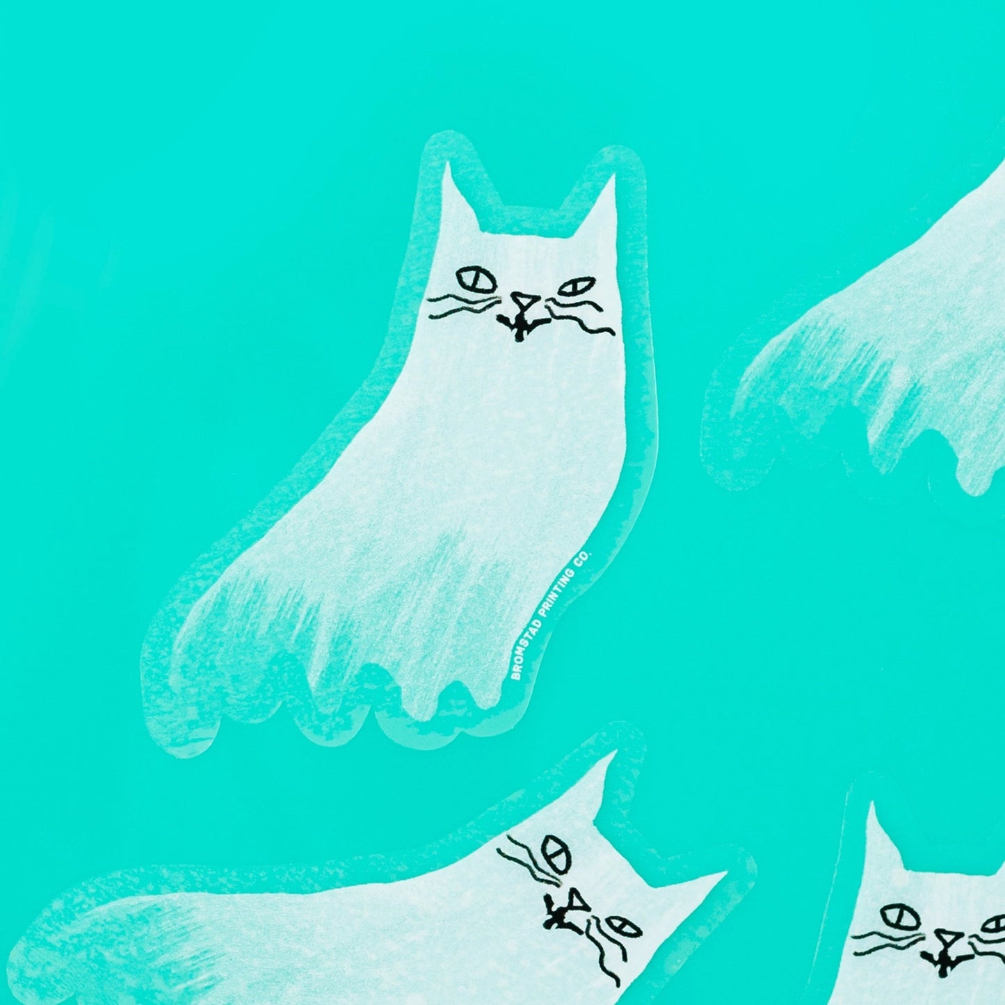 Ghost Cat Sticker