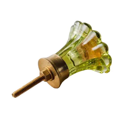 Glass Daisy Drawer Knob