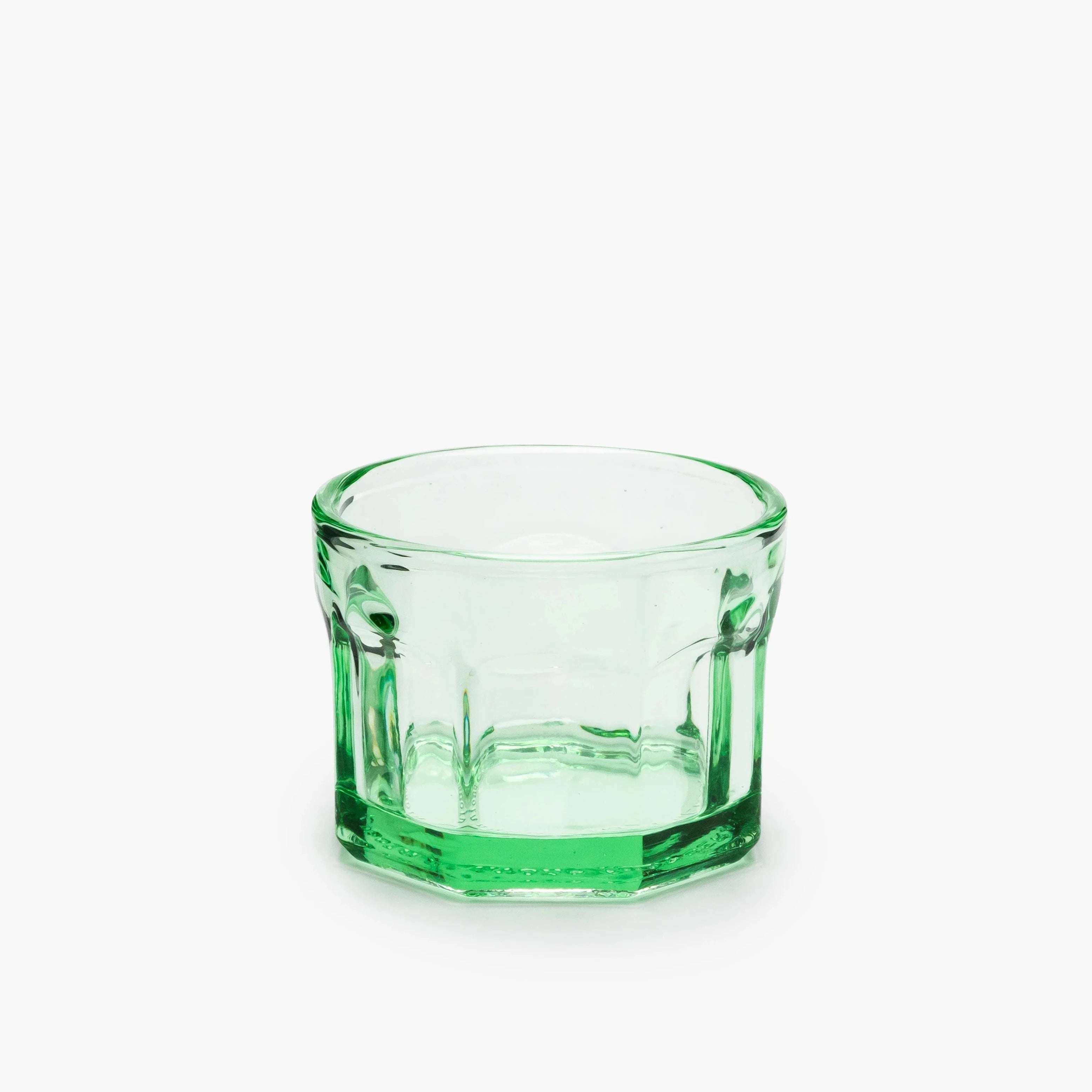 Small Green Water Glass