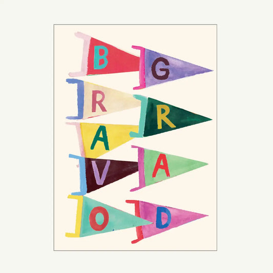 Grad Flags Graduation Card